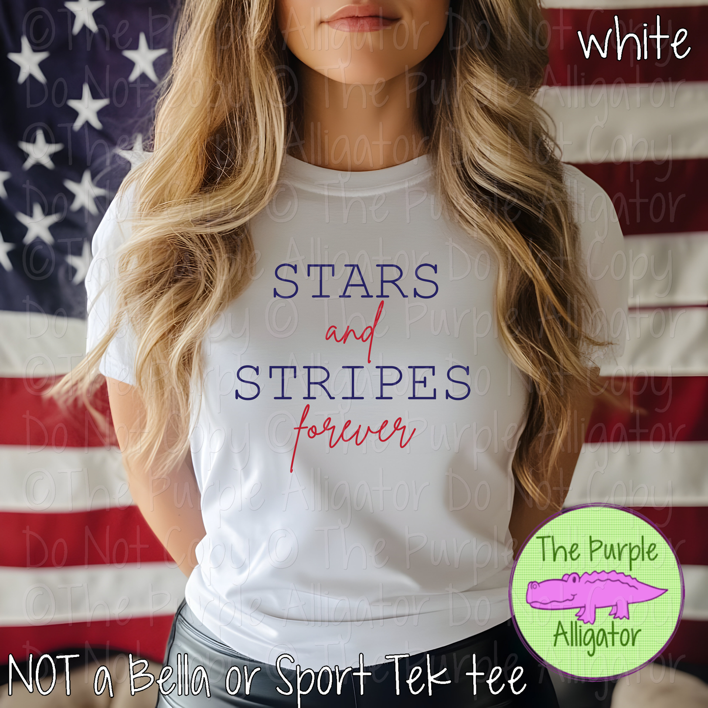 Stars and Stripes Forever Patriotic Americana Graphic Apparel 0622 CGA