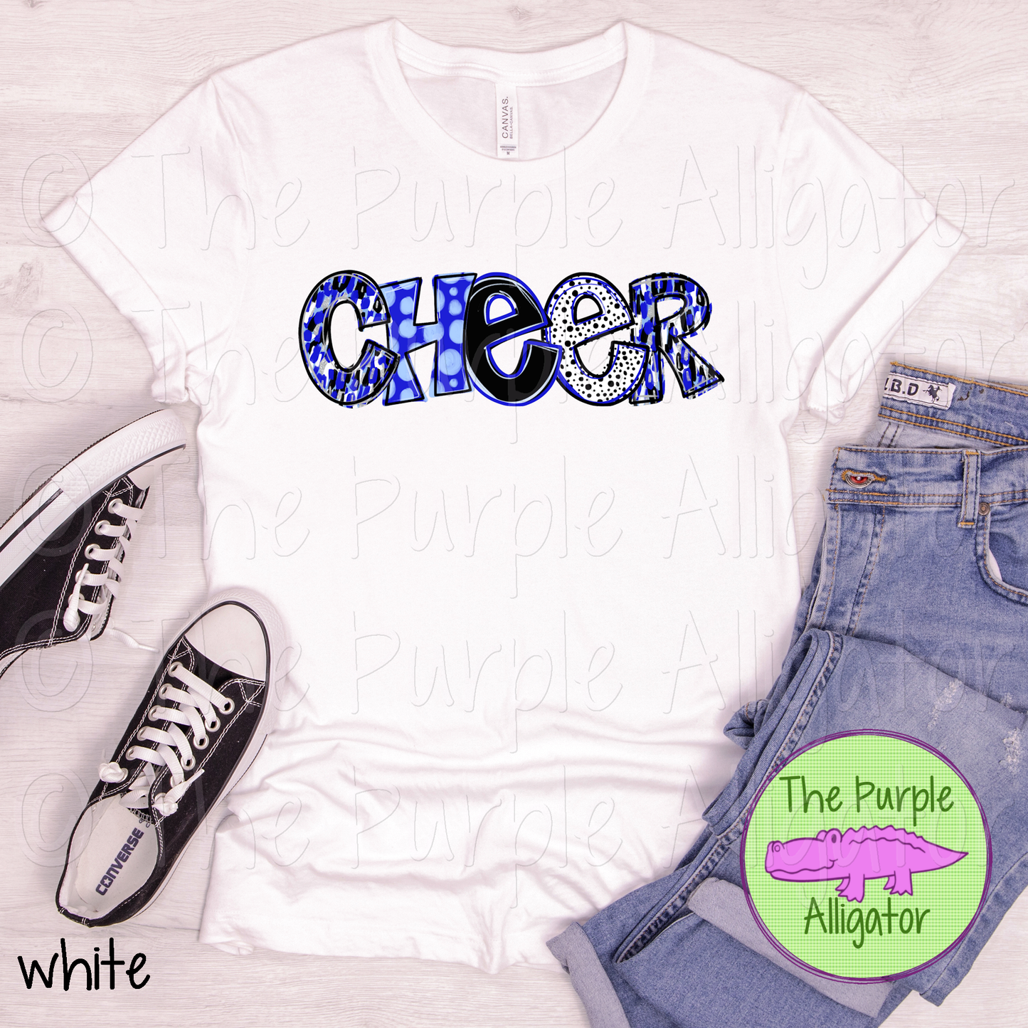 Cheer Blue Spirit Alpha School Spirit (d2f TPA)