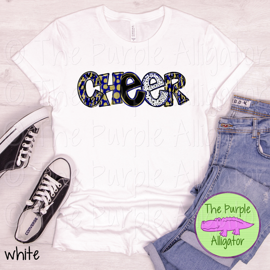 Cheer Blue & Vegas Gold Spirit Alpha School Spirit (d2f TPA)