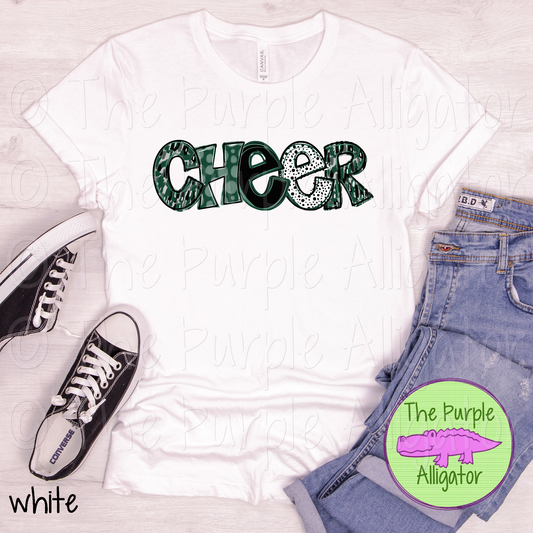 Cheer Dark Green Spirit Alpha School Spirit (d2f TPA)