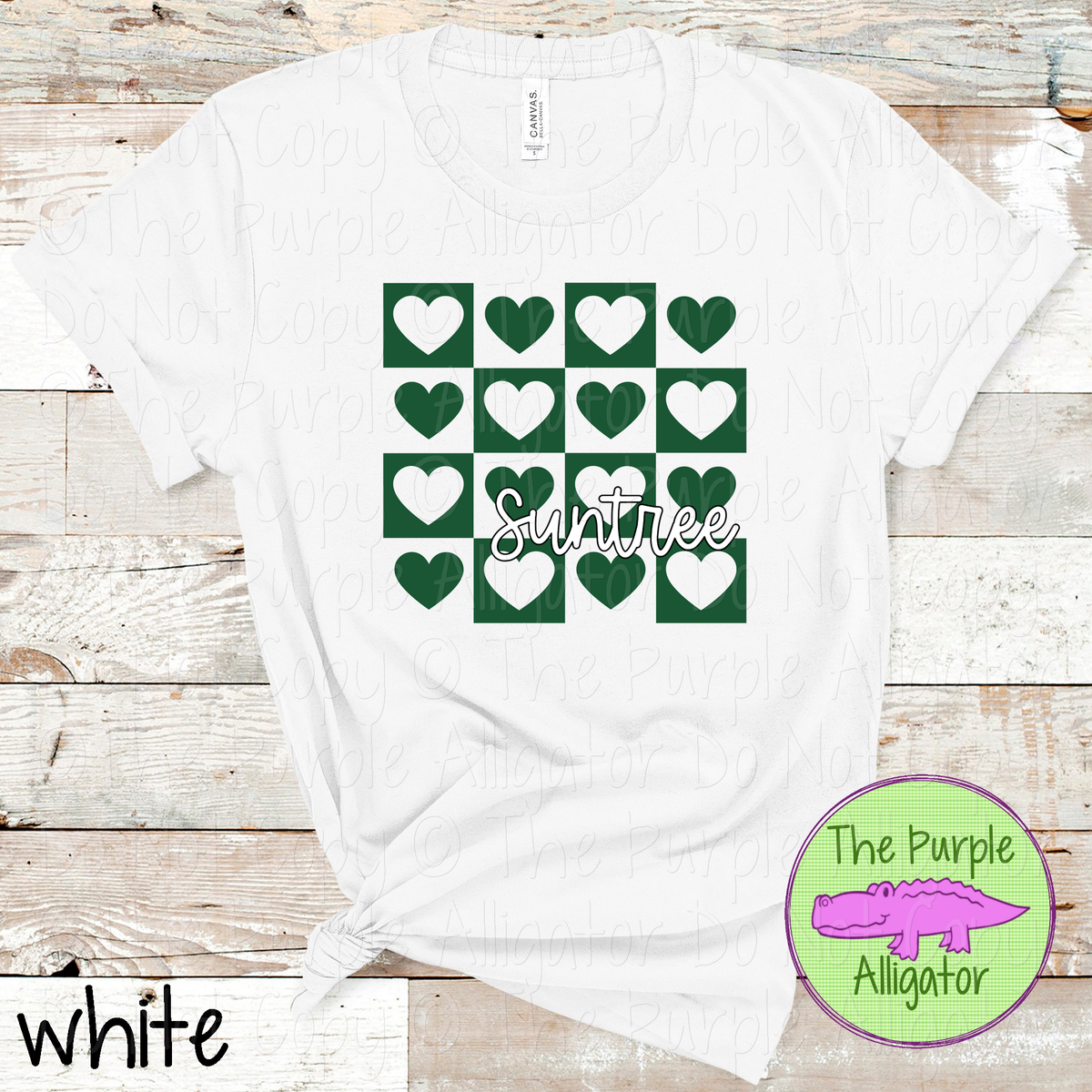 Suntree Heart Checkerboard – Custom School Spirit Wear 0924 TPA