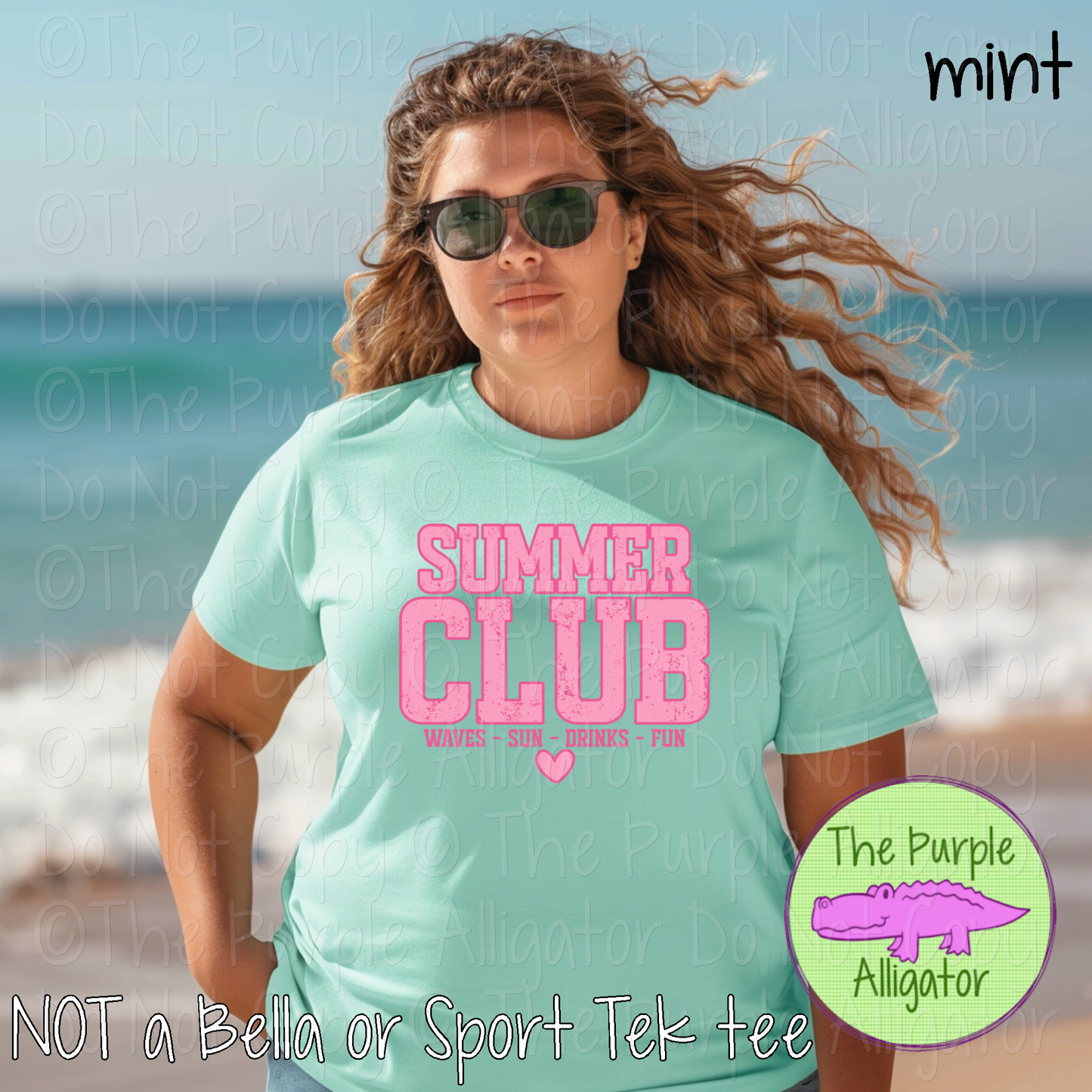 Summer Club Colorful Beach Vacation Graphic Apparel 0226 HMD