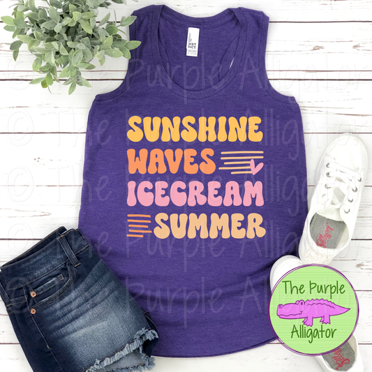 Sunshine Waves Ice Cream Summer 0724 (d2f HMD)
