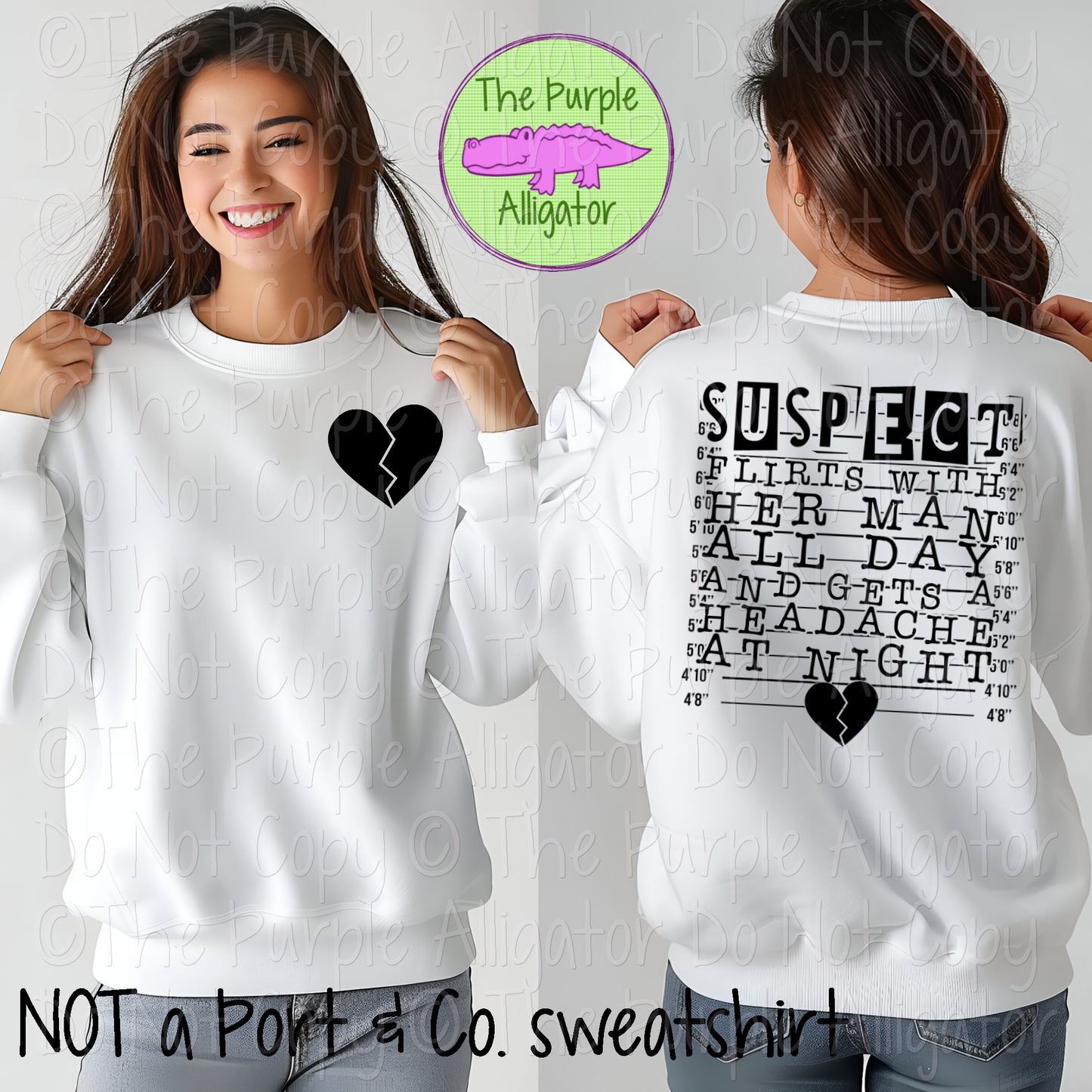 Suspect Flirts All Day Front/Back Design 0125 (d2f DDD)