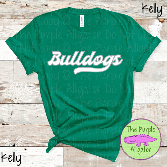 Bulldogs Swingline – The Signature Series | Retro Script Design - CHOOSE YOUR DESIGN COLORS - 1125 (d2f TPA)
