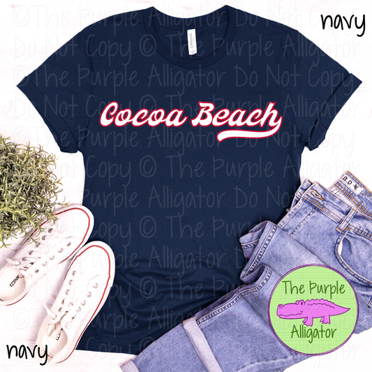 Cocoa Beach Swingline – The Signature Series | Retro Script Design - CHOOSE YOUR DESIGN COLORS - 1125 (d2f TPA)