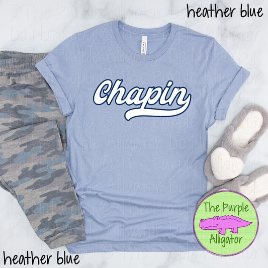 Chapin Swingline – The Signature Series | Retro Script Design - CHOOSE YOUR DESIGN COLORS - 1125 (d2f TPA)