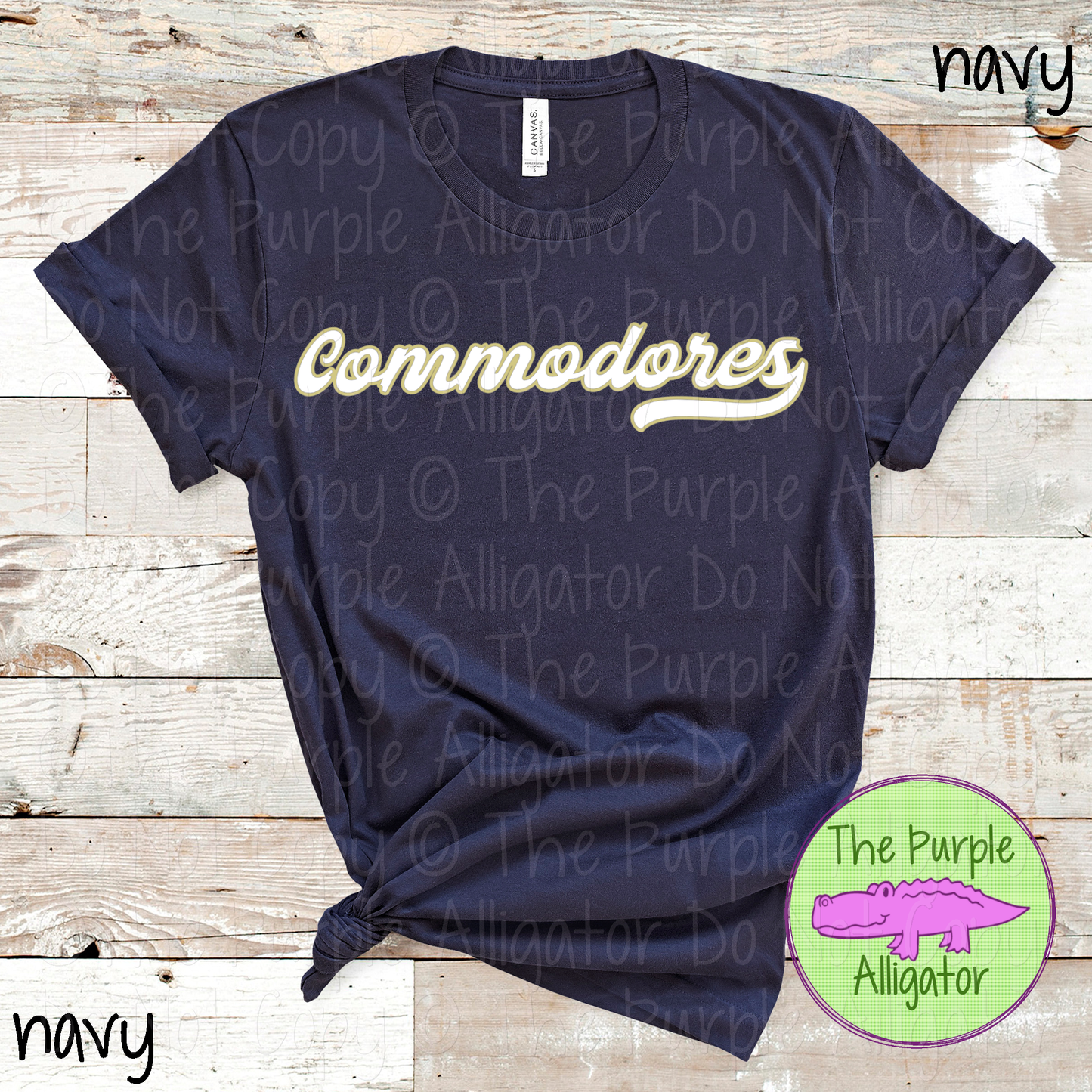 Commodores Swingline – The Signature Series | Retro Script Design - CHOOSE YOUR DESIGN COLORS - 1125 (d2f TPA)
