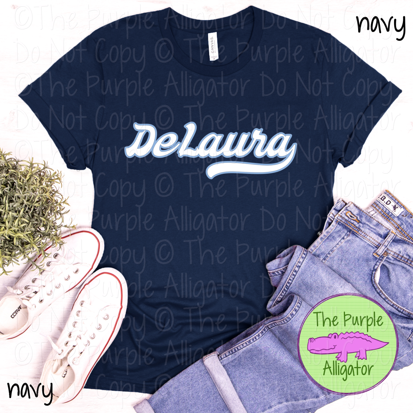 DeLaura Swingline – The Signature Series | Retro Script Design - CHOOSE YOUR DESIGN COLORS - 1125 (d2f TPA)