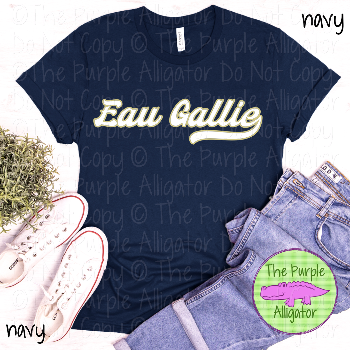 Eau Gallie Swingline – The Signature Series | Retro Script Design - CHOOSE YOUR DESIGN COLORS - 1125 (d2f TPA)