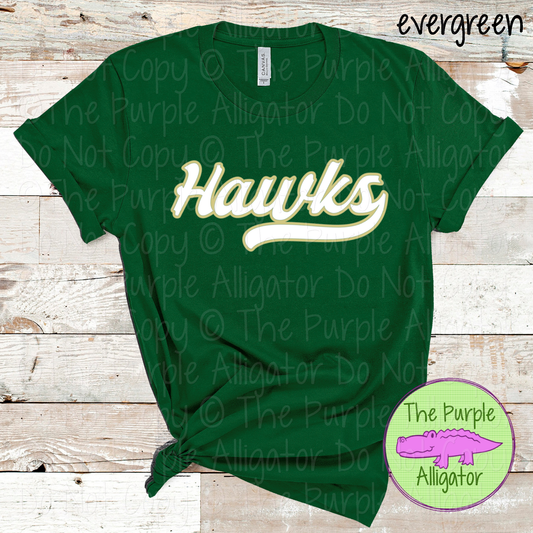 Hawks Swingline – The Signature Series | Retro Script Design - CHOOSE YOUR DESIGN COLORS - 1125 (d2f TPA)