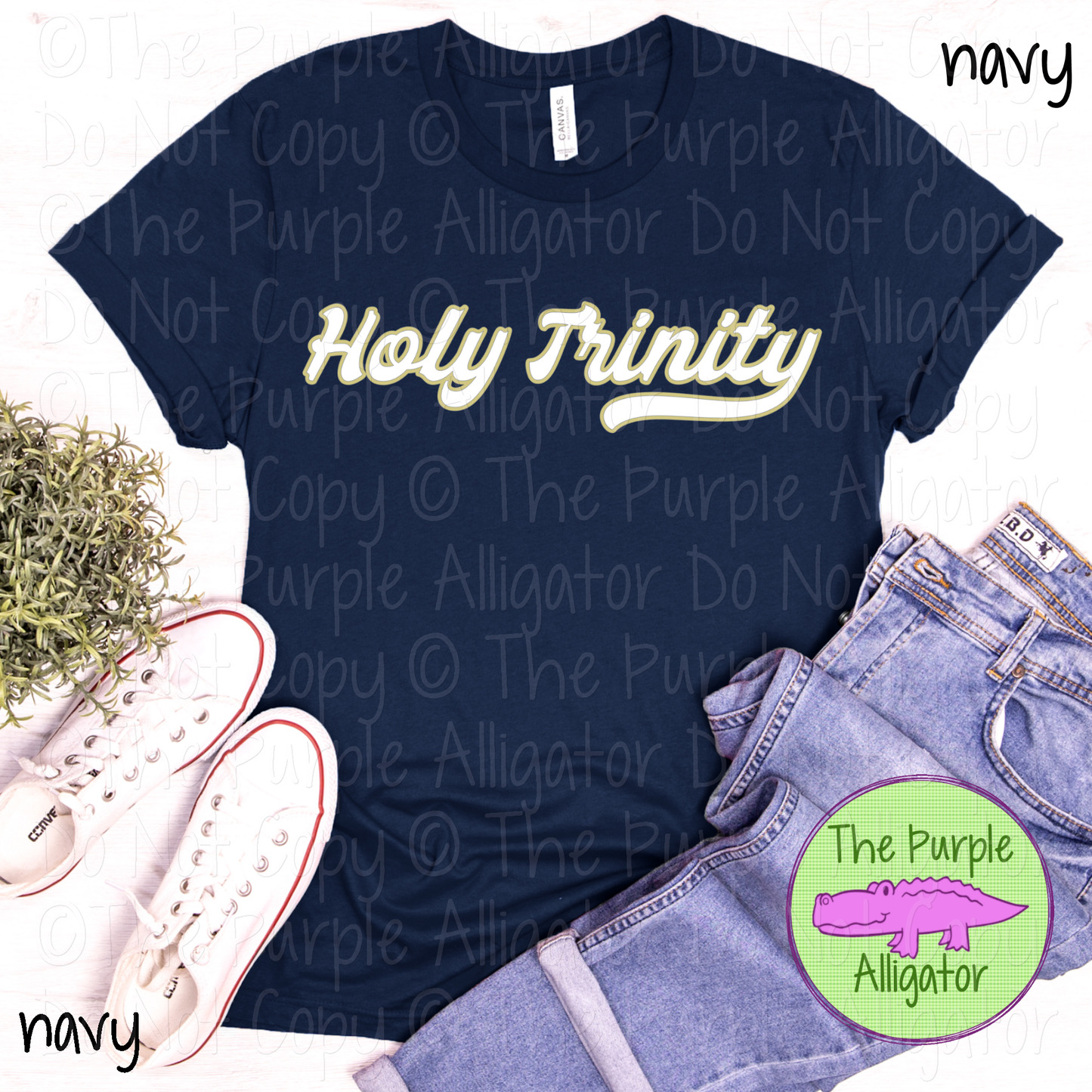 Holy Trinity Swingline – The Signature Series | Retro Script Design - CHOOSE YOUR DESIGN COLORS - 1125 (d2f TPA)