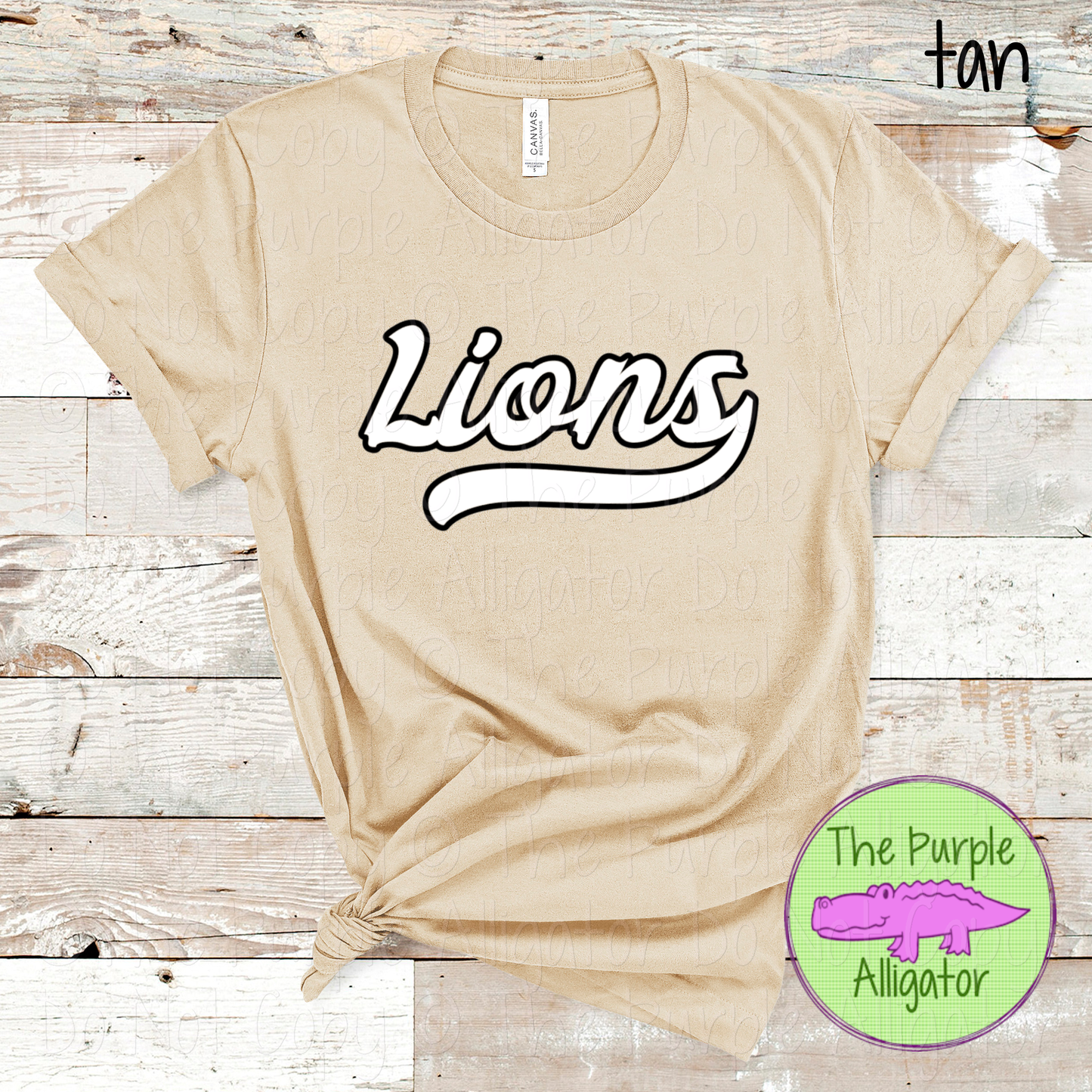 Lions Swingline – The Signature Series | Retro Script Design - CHOOSE YOUR DESIGN COLORS - 1125 (d2f TPA)
