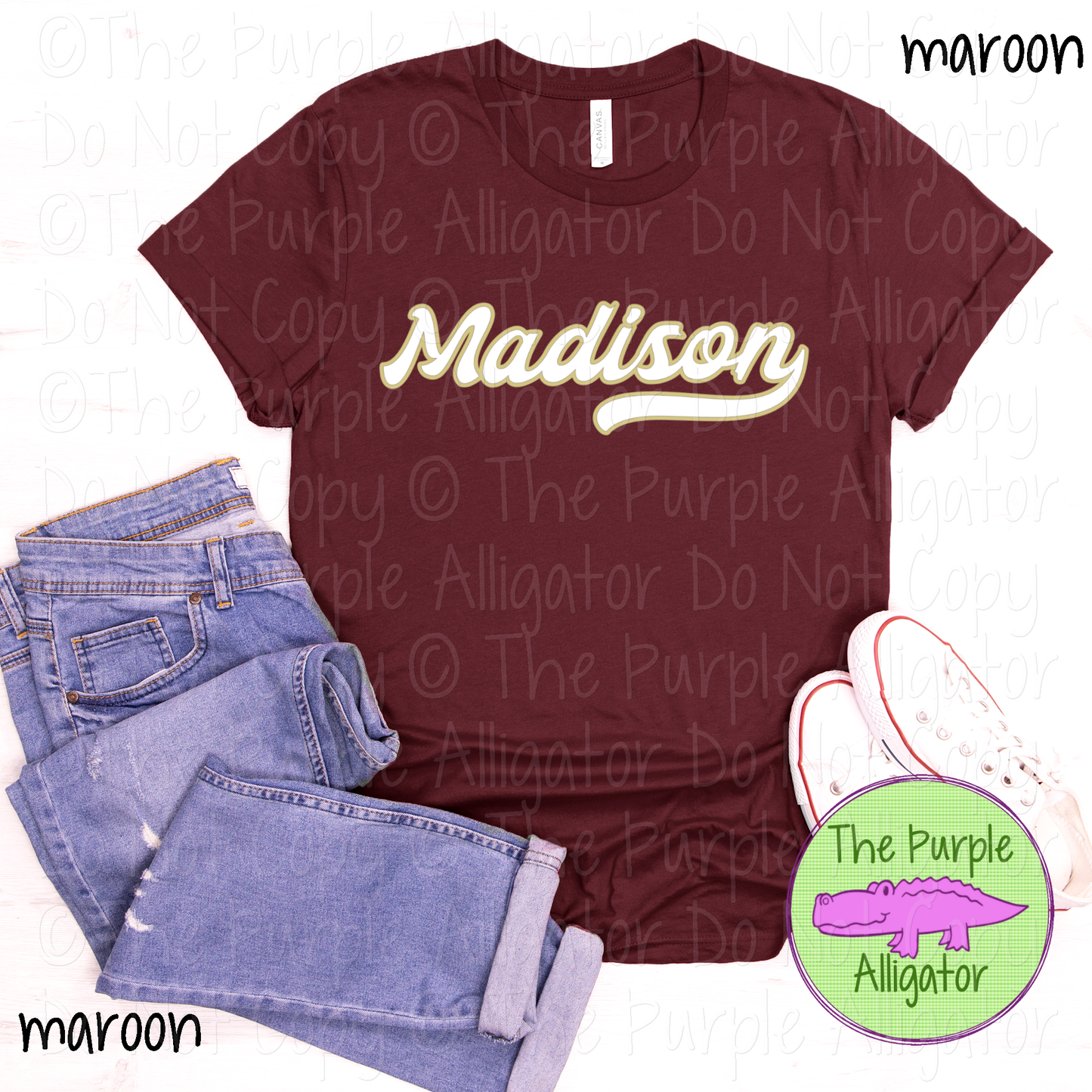 Madison Swingline – The Signature Series | Retro Script Design - CHOOSE YOUR DESIGN COLORS - 1125 (d2f TPA)