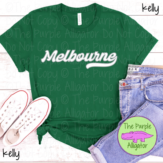 Melbourne Swingline – The Signature Series | Retro Script Design - CHOOSE YOUR DESIGN COLORS - 1125 (d2f TPA)