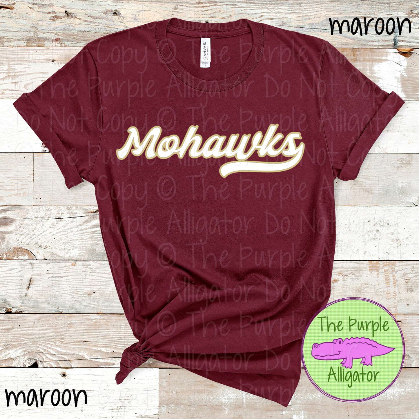 Mohawks Swingline – The Signature Series | Retro Script Design - CHOOSE YOUR DESIGN COLORS - 1125 (d2f TPA)
