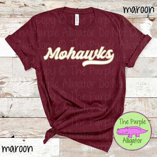 Mohawks Swingline – The Signature Series | Retro Script Design - CHOOSE YOUR DESIGN COLORS - 1125 (d2f TPA)