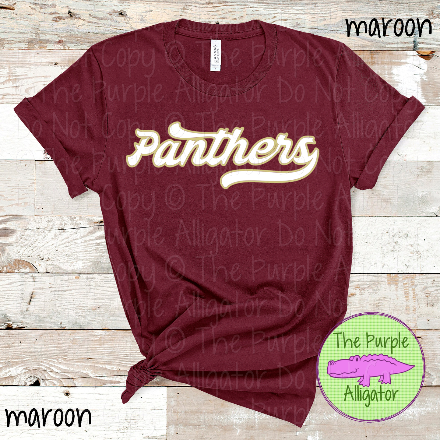 Panthers Swingline – The Signature Series | Retro Script Design - CHOOSE YOUR DESIGN COLORS - 1125 (d2f TPA)