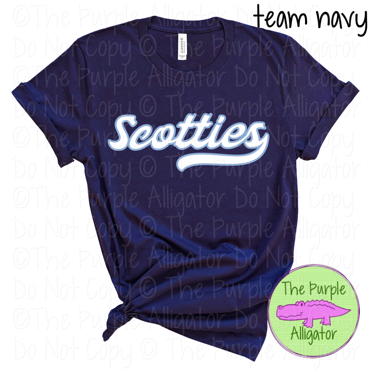 Scotties Swingline – The Signature Series | Retro Script Design - CHOOSE YOUR DESIGN COLORS - 1125 (d2f TPA)