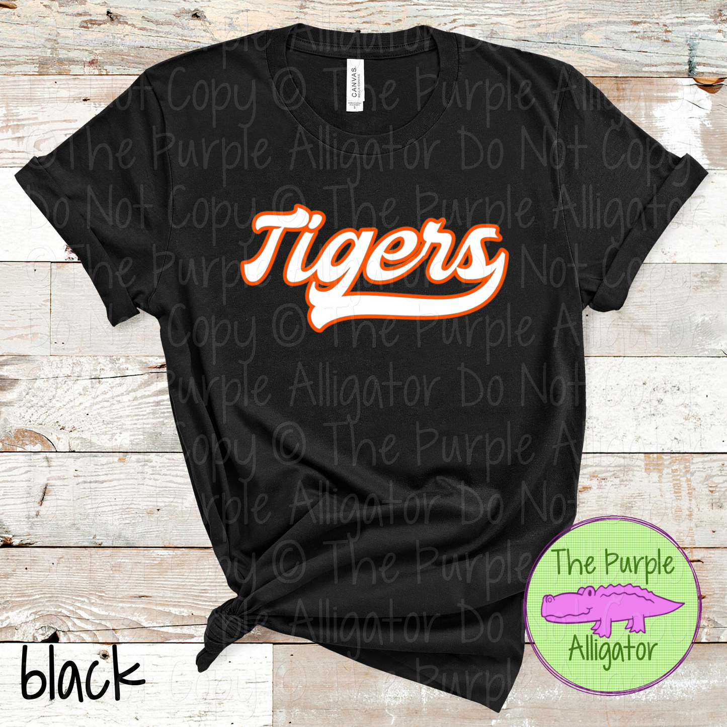 Tigers Swingline – The Signature Series | Retro Script Design - CHOOSE YOUR DESIGN COLORS - 1125 (d2f TPA)