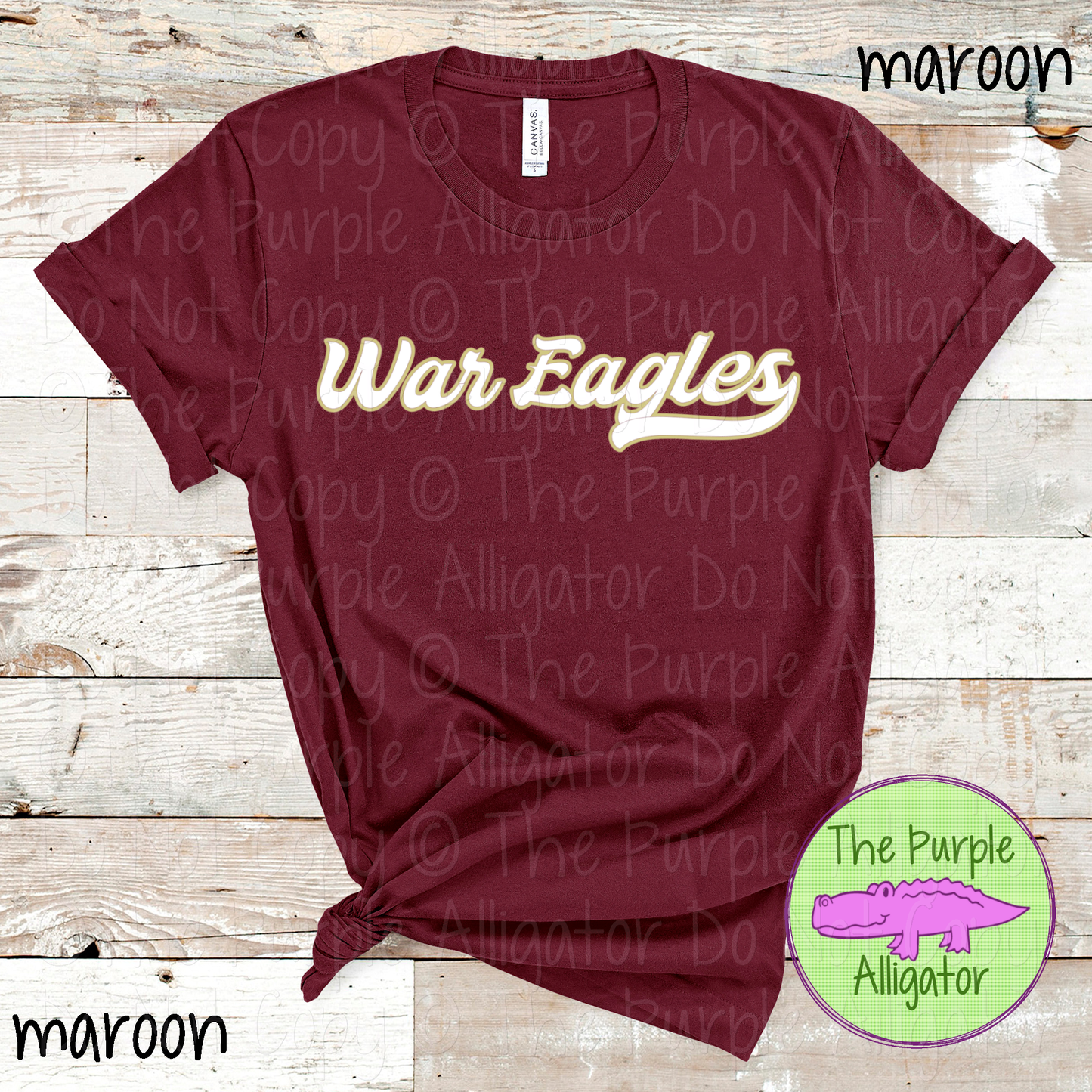 War Eagles Swingline – The Signature Series | Retro Script Design - CHOOSE YOUR DESIGN COLORS - 1125 (d2f TPA)