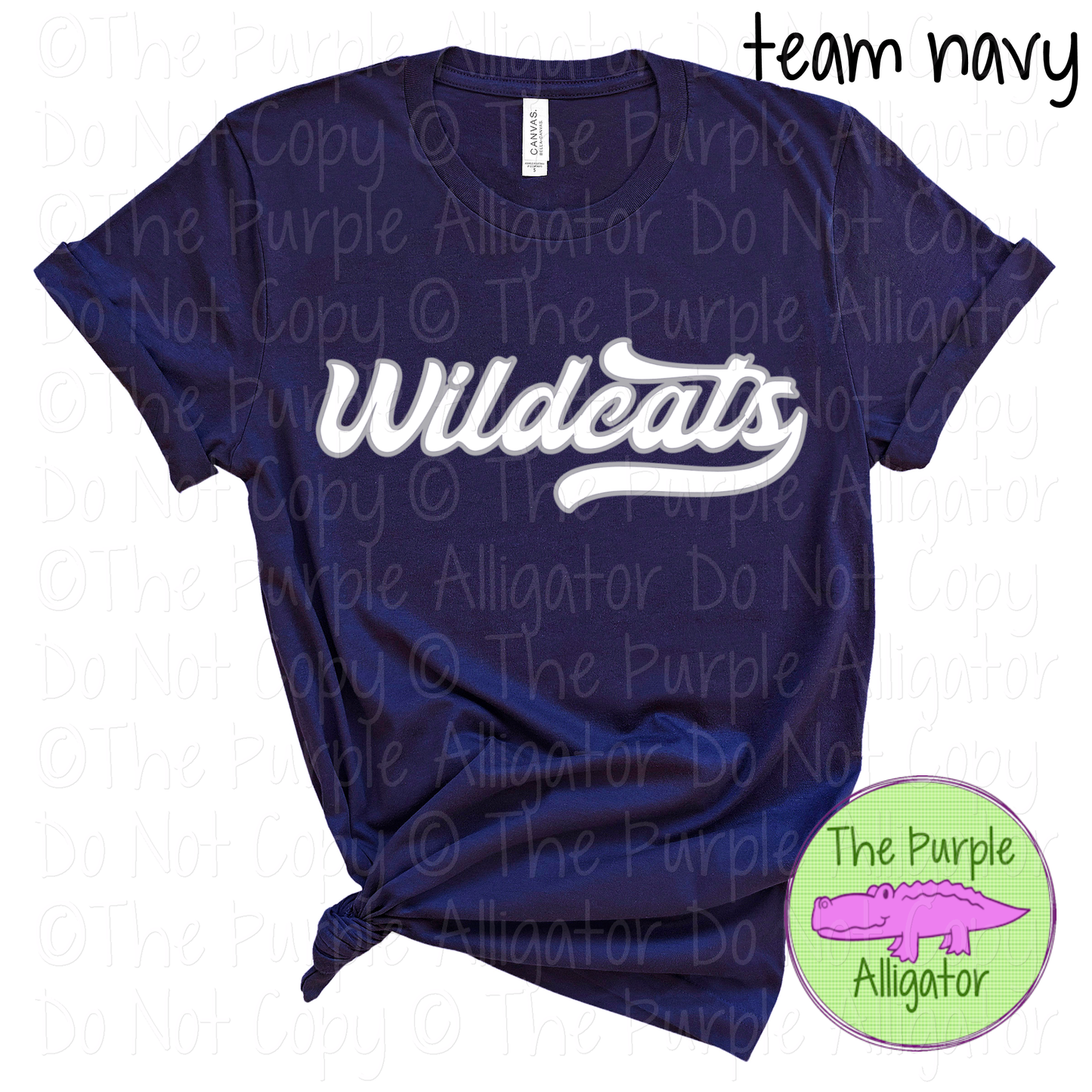 Wildcats Swingline – The Signature Series | Retro Script Design - CHOOSE YOUR DESIGN COLORS - 1125 (d2f TPA)