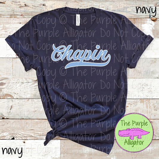 Chapin Swash School Spirit Wear Team Swag - CHOOSE YOUR DESIGN COLORS - 0625 (d2f TPA)