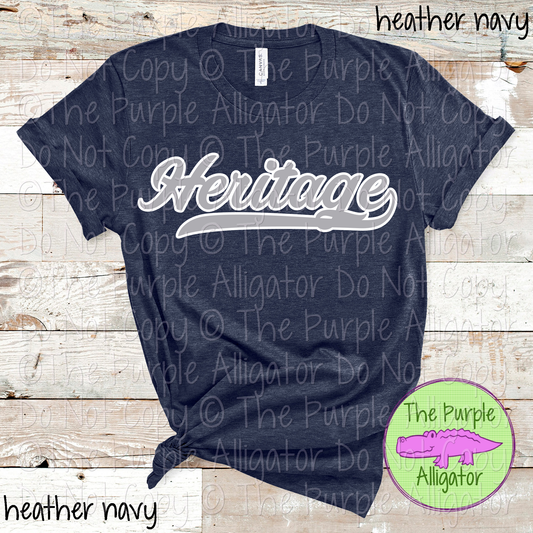Heritage Swash School Spirit Wear Team Swag - CHOOSE YOUR DESIGN COLORS - 0625 (d2f TPA)