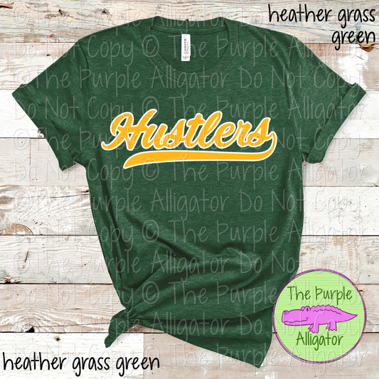 Hustlers Swash Mascot Spirit School Spirit Wear Team Swag - CHOOSE YOUR DESIGN COLORS - 0625 (d2f TPA)