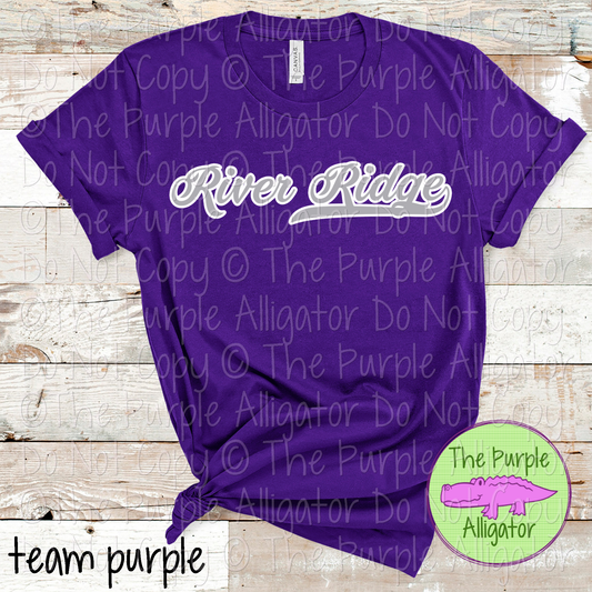 River Ridge Swash School Spirit Wear Team Swag - CHOOSE YOUR DESIGN COLORS - 0625 (d2f TPA)