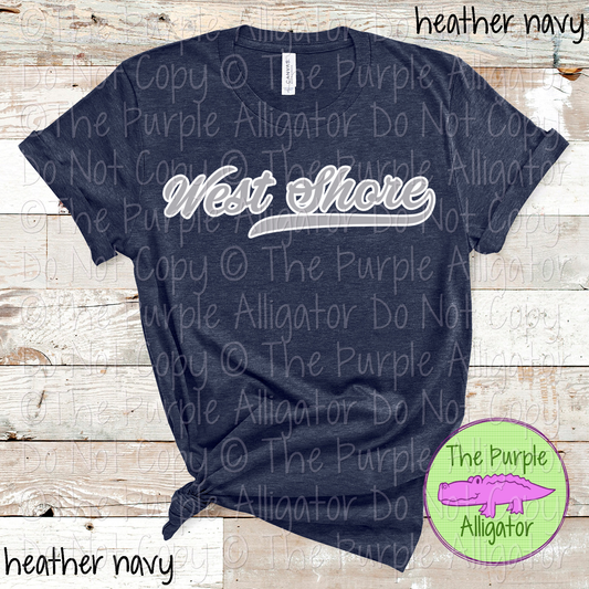West Shore Swash School Spirit Wear Team Swag - CHOOSE YOUR DESIGN COLORS - 0625 (d2f TPA)