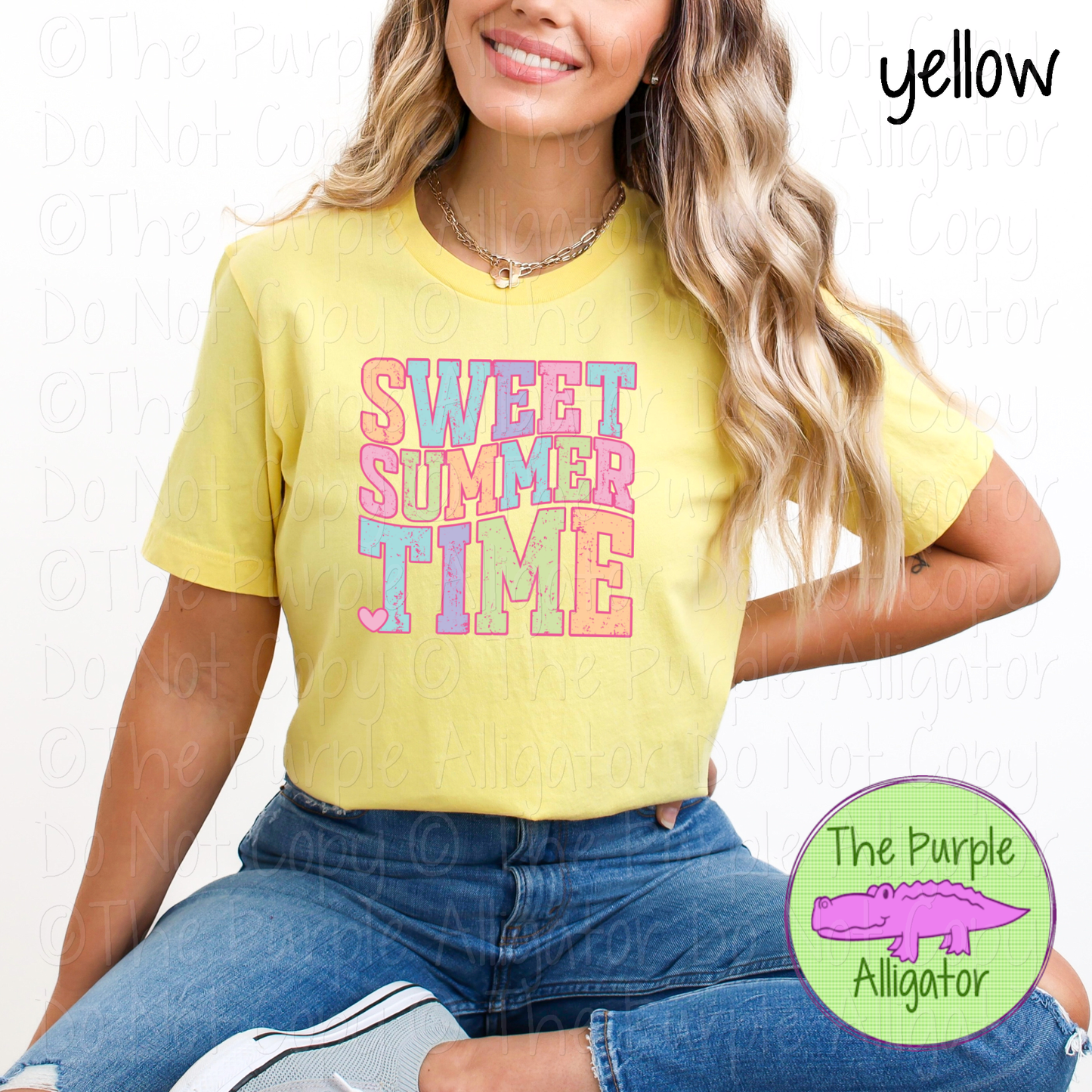 Sweet Summer Time Colorful Retro Beach Graphic Apparel 0226 HMD