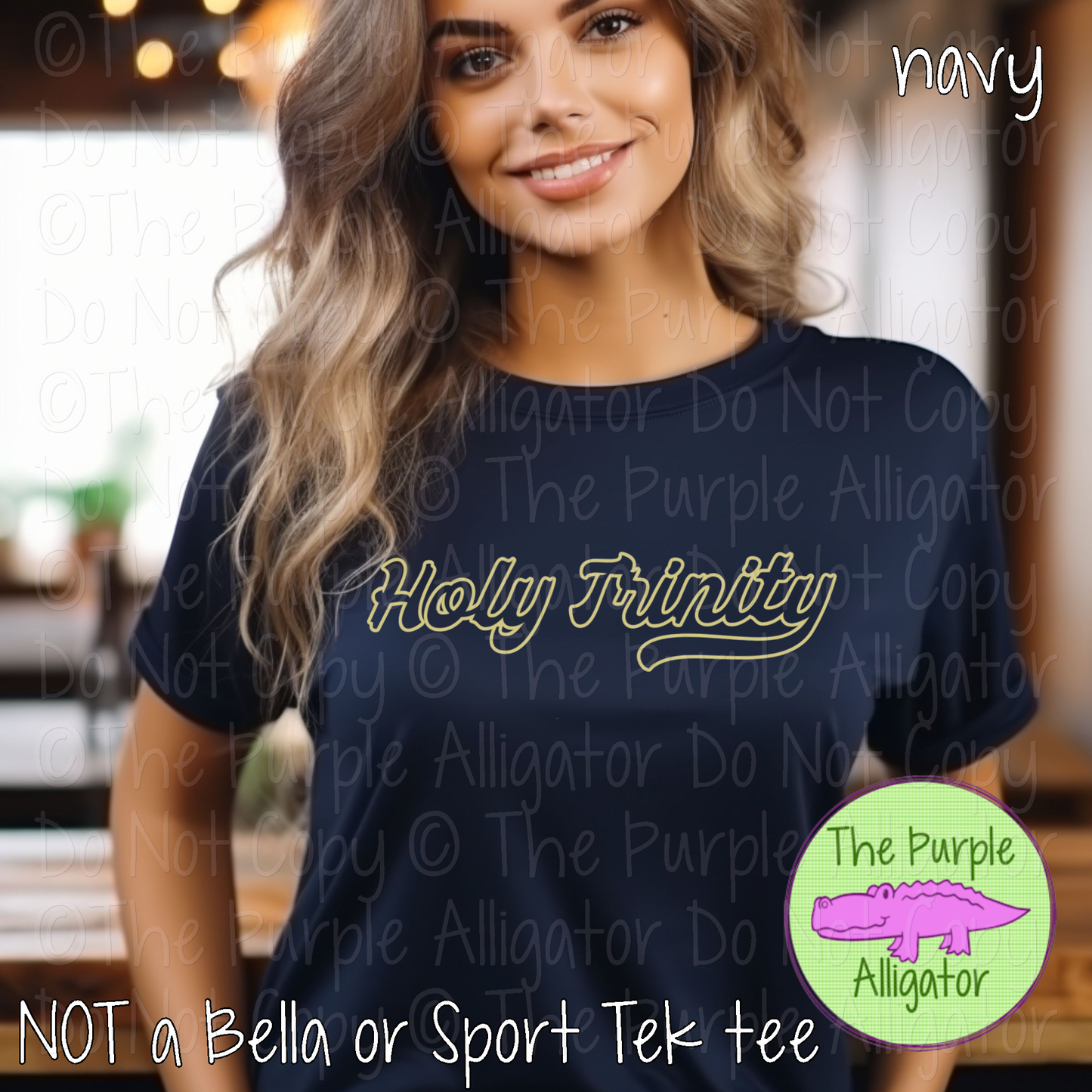 Holy Trinity Swingline Hollow – The Outline Series | Retro Outlined Script Design - CHOOSE YOUR DESIGN COLOR - 1125 (d2f TPA)