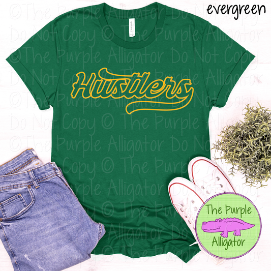 Hustlers Swingline Hollow – The Outline Series | Retro Outlined Script Design - CHOOSE YOUR DESIGN COLOR - 1125 (d2f TPA)
