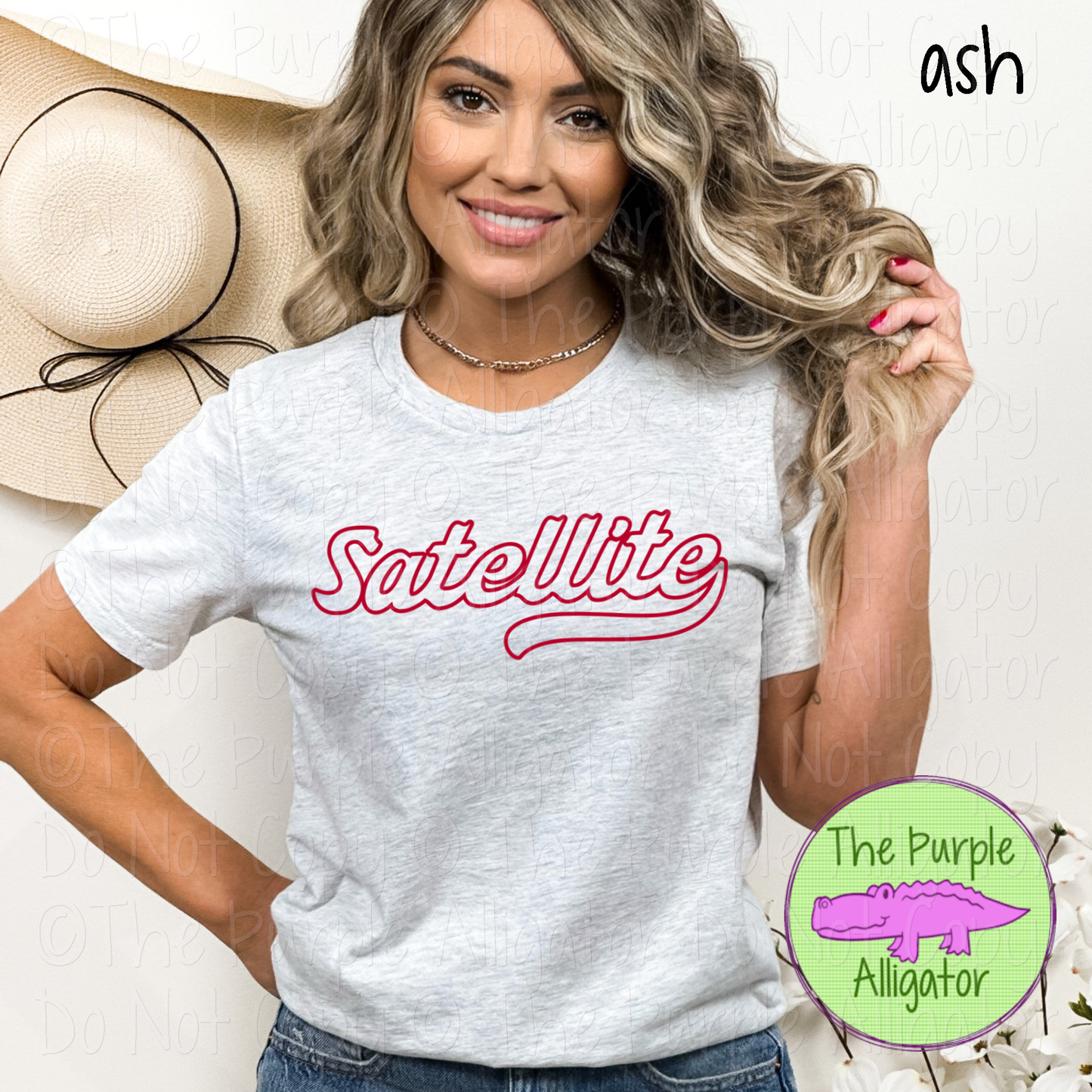 Satellite Swingline Hollow – The Outline Series | Retro Outlined Script Design - CHOOSE YOUR DESIGN COLOR - 1125 (d2f TPA)
