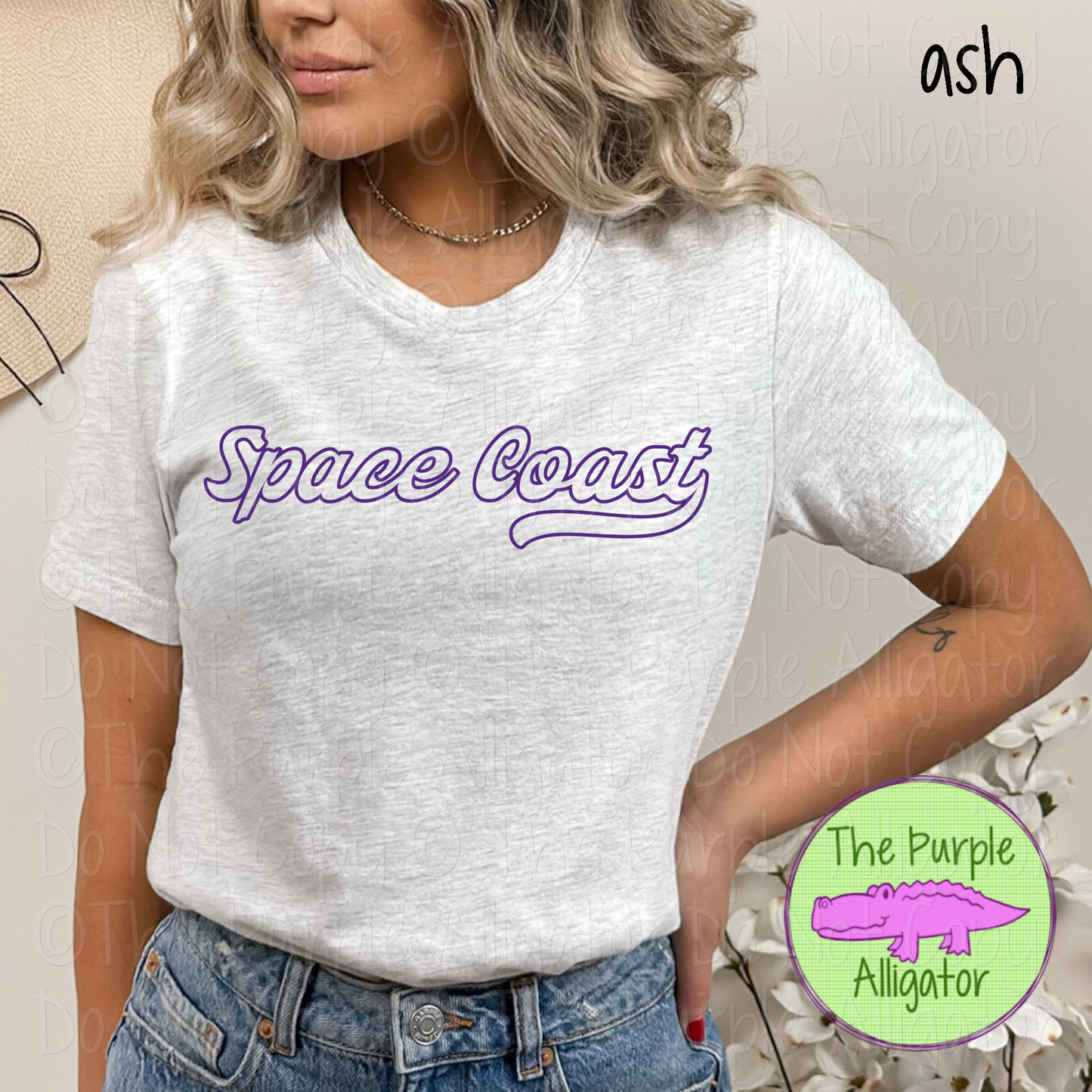 Space Coast Swingline Hollow – The Outline Series | Retro Outlined Script Design - CHOOSE YOUR DESIGN COLOR - 1125 (d2f TPA)