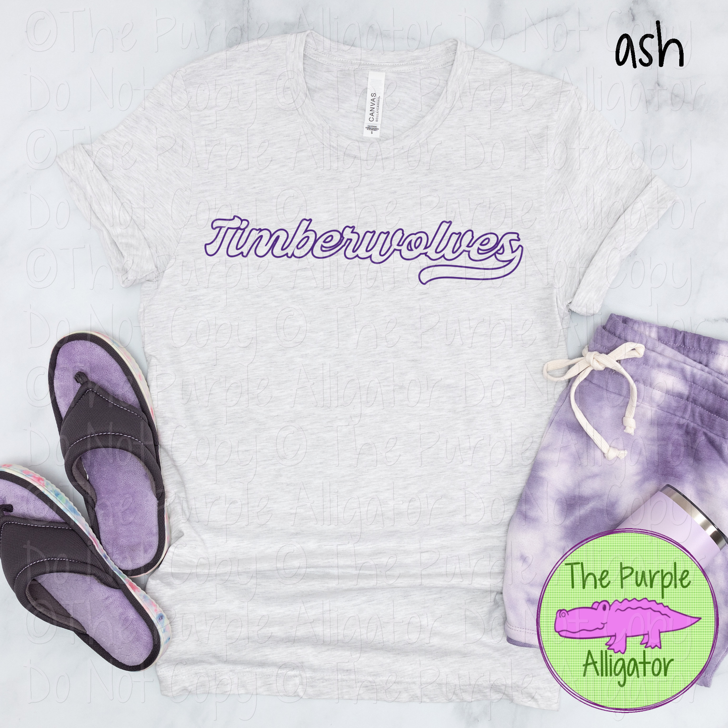 Timberwolves Swingline Hollow – The Outline Series | Retro Outlined Script Design - CHOOSE YOUR DESIGN COLOR - 1125 (d2f TPA)