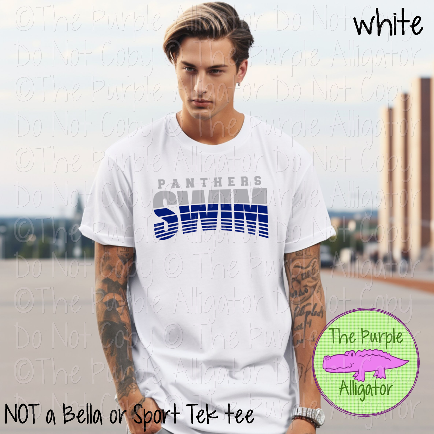 Panthers Swim SC10 Mascot School Spirit Wear Team Gear - CHOOSE YOUR DESIGN COLORS - 0425 (d2f TPA)