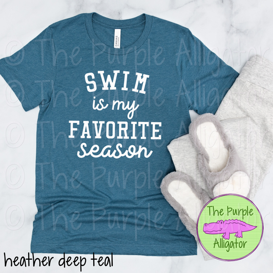 Swim is my Favorite Season - white (d2f TPA)
