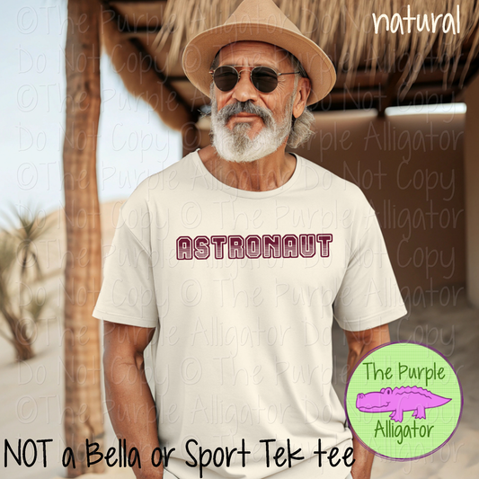 Astronaut T401 | Custom School Spirit Wear Apparel for Fans, Teams & Students - CHOOSE YOUR TEXT COLOR 0725 (d2f TPA)