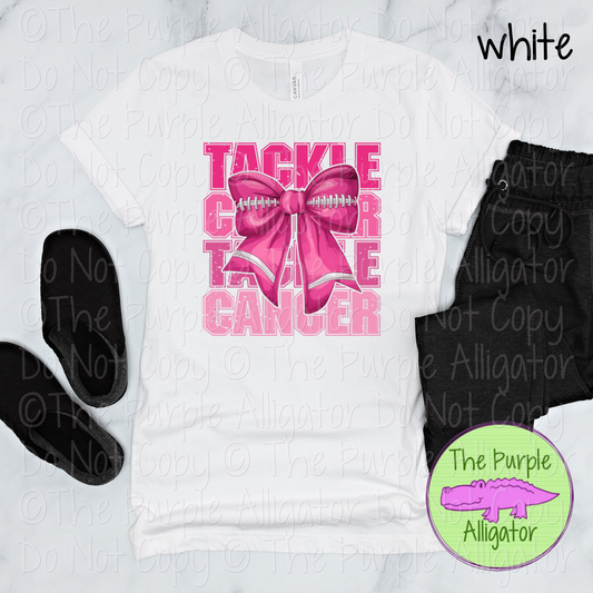 Tackle Cancer Pink Out Football BCA 0924 (d2f DSVG)