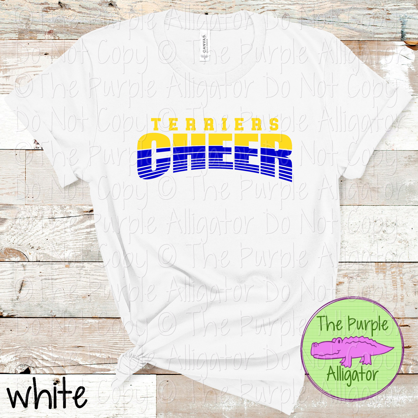 Terriers Cheer 39 - Vintage Arch Custom Cheer Spirit Wear Mascot Apparel 0626 TPA