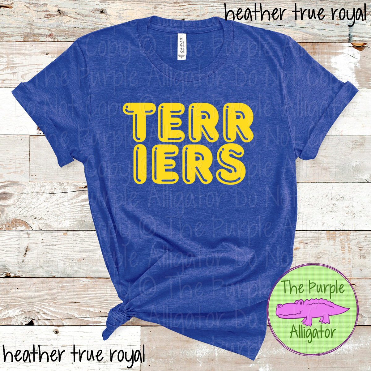 Terriers Bubble Roundabout – Custom Spirit Wear Mascot Apparel 0424 TPA