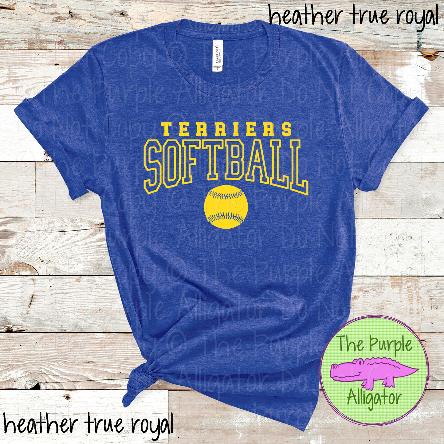 Terriers Softball 42 - Custom Softball Team Spirit Wear Mascot Apparel 0726 TPA