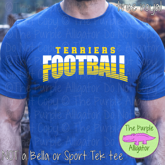 Terriers Football 41 - Vintage Arch Custom Football Spirit Wear Mascot Apparel 0626 TPA