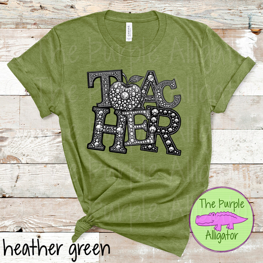 Teacher Faux Rhinestones (d2f TED)