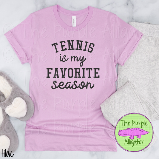 Tennis is my Favorite Season - black (d2f TPA)
