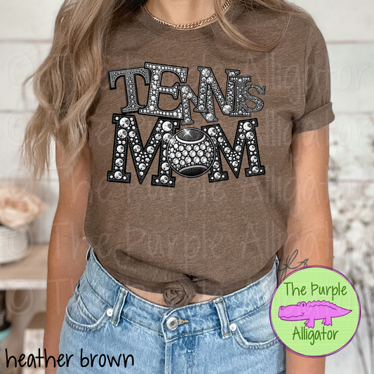 Tennis Mom Faux Rhinestone (d2f TED)