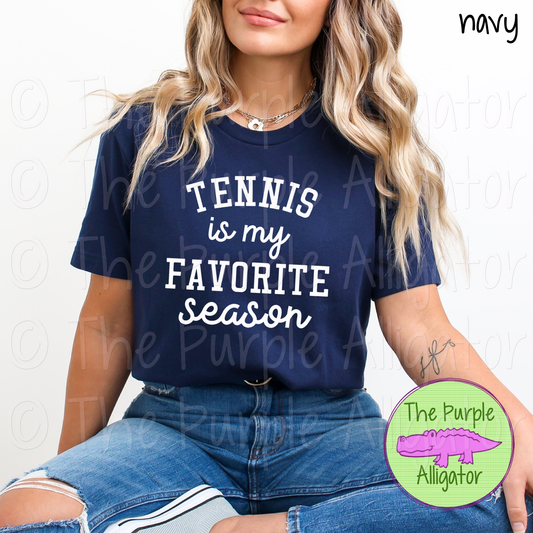 Tennis is my Favorite Season - white (d2f TPA)