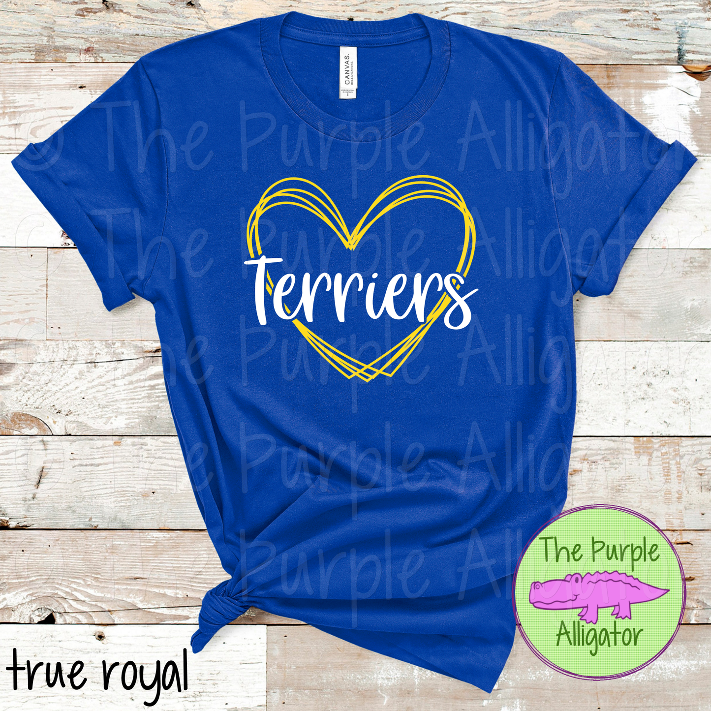 Terriers Heart Yellow White (d2f TPA)